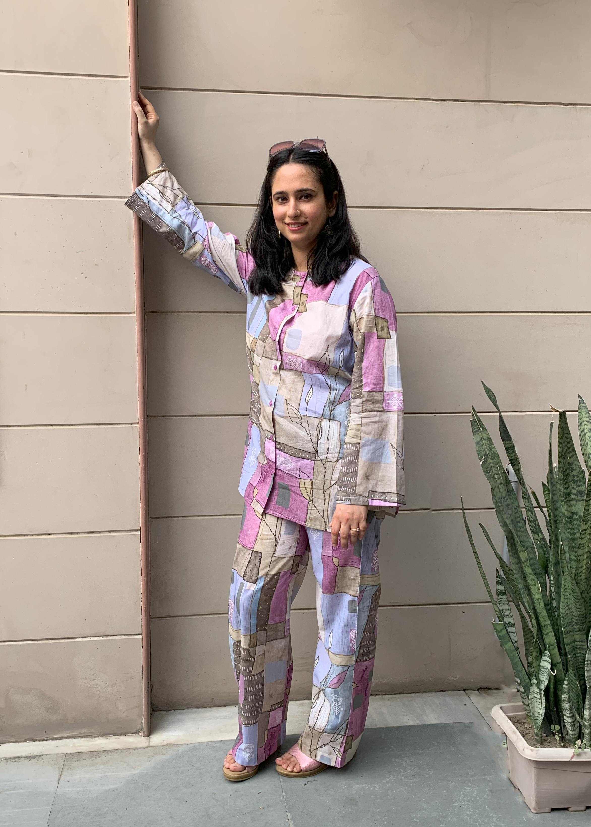 Pastel Mosaic Cotton Co-ord