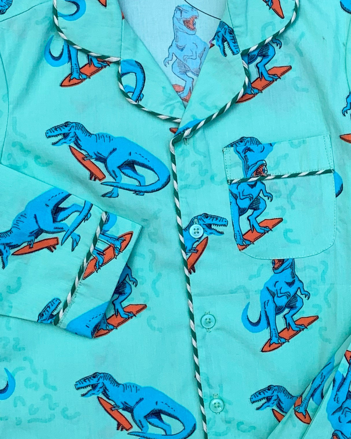 Dino Print Nightsuit for Kids