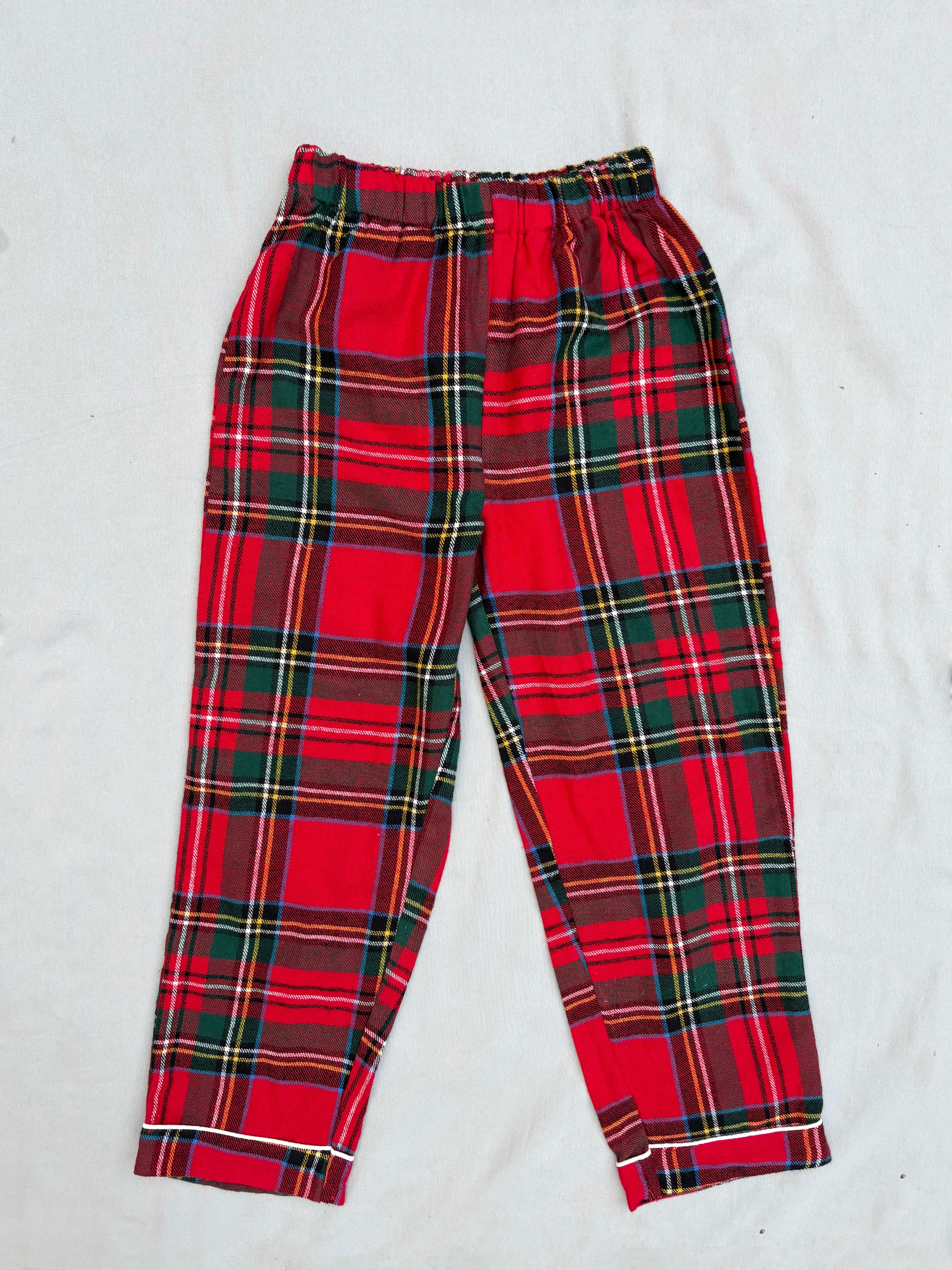 Red Checked Flannel Nightwear for kids