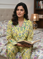 Floral Print Nightsuit for Women