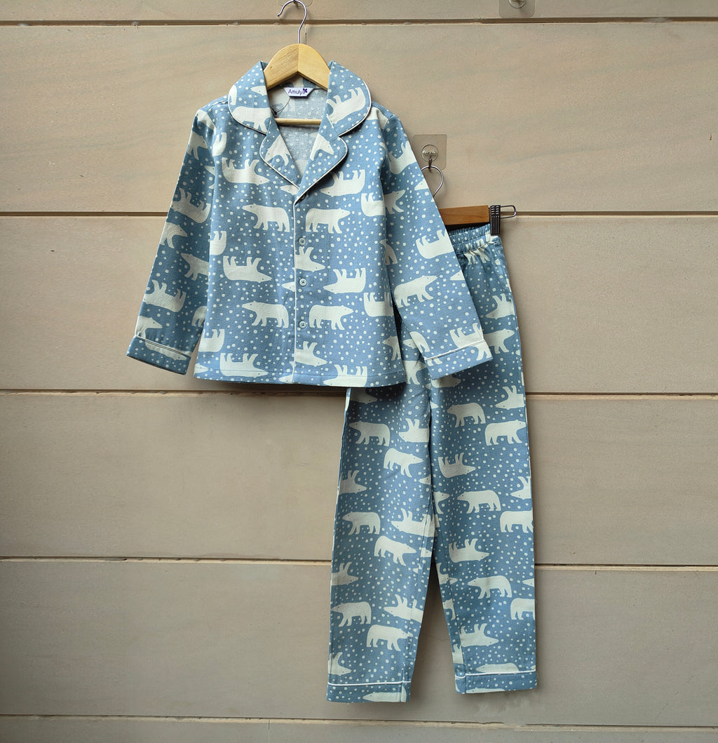 Polar Cuddle Flannel Nightsuit
