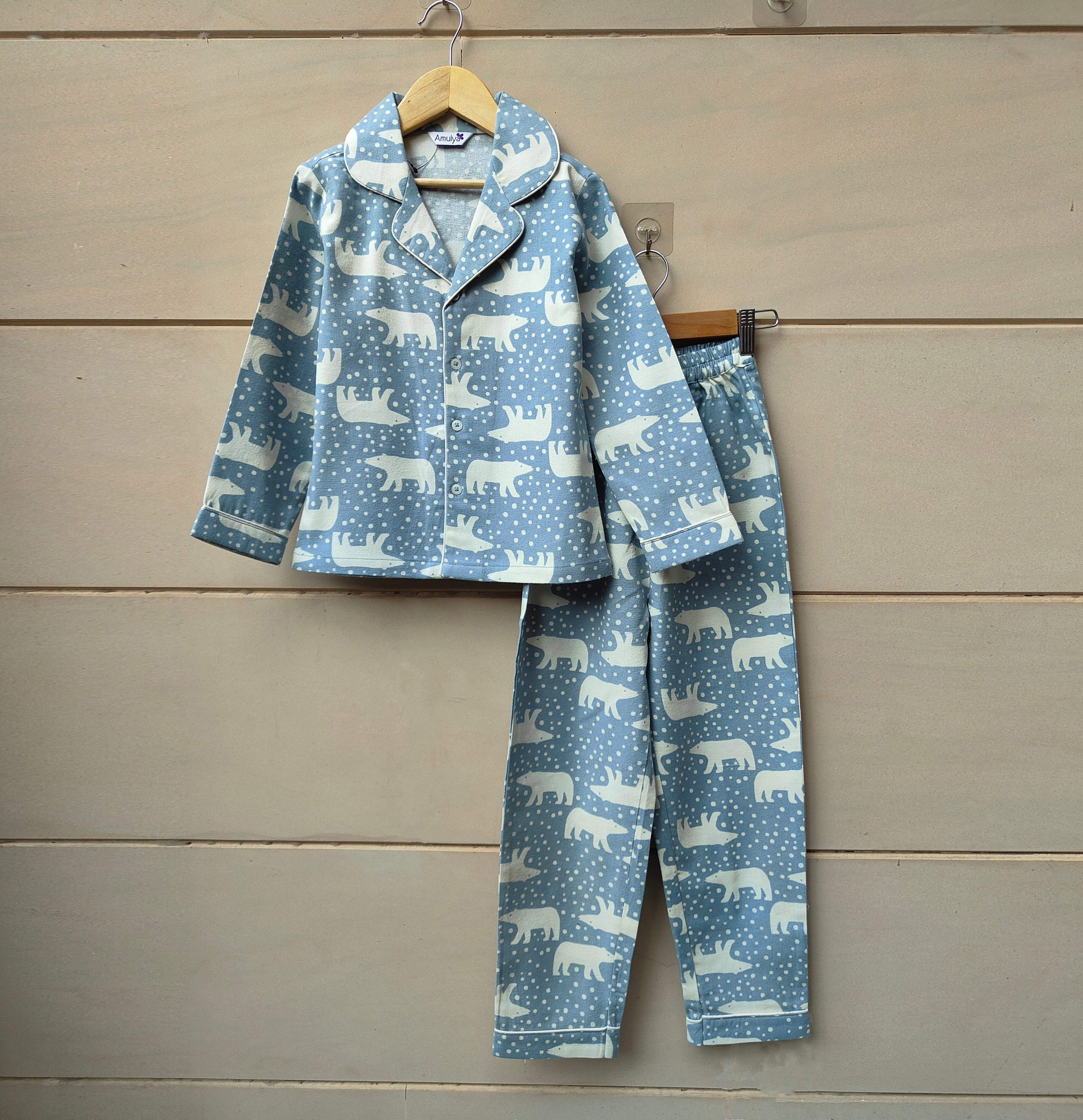 Polar Cuddle Flannel Nightsuit