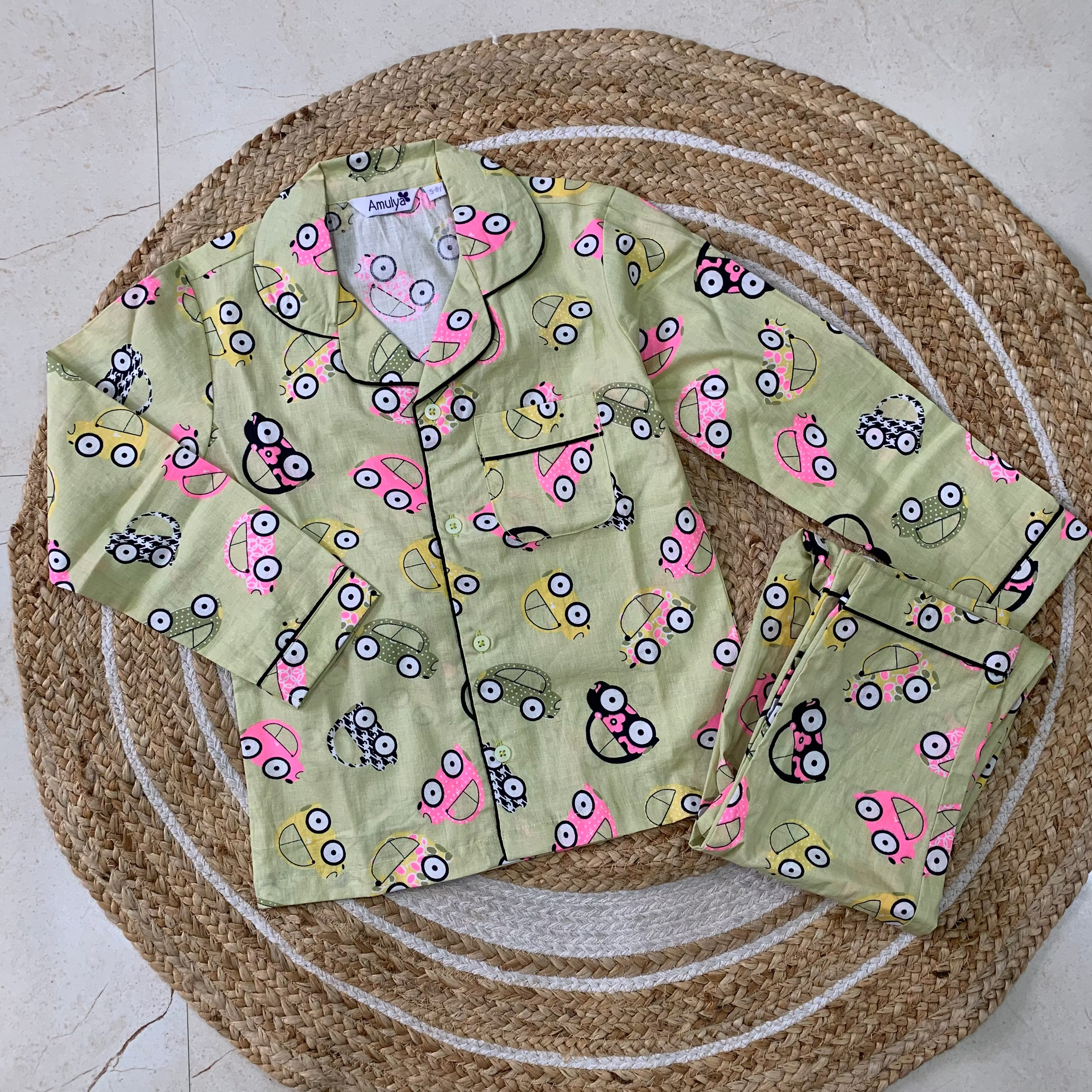 Cars Print Night suit for Kids
