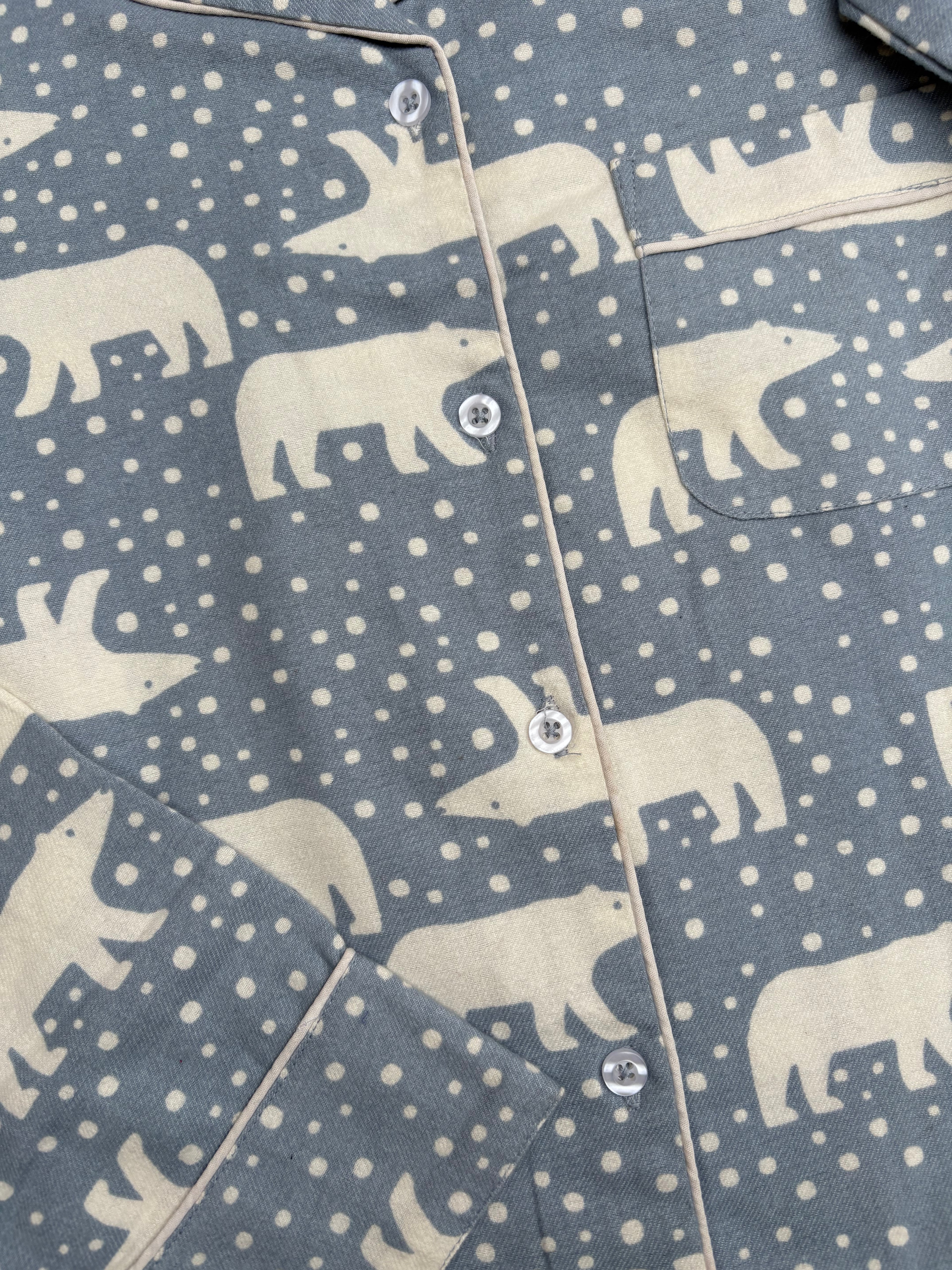 Plumpy Polar bear Flannel PJ set for Women