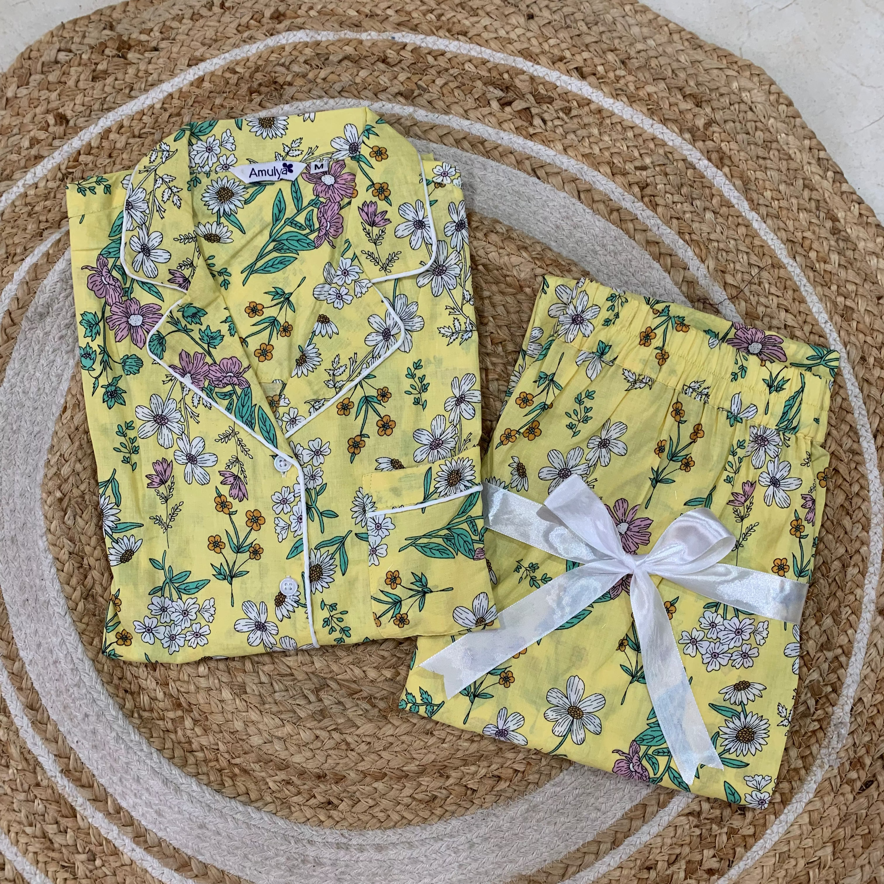 Floral Print Nightsuit for Women