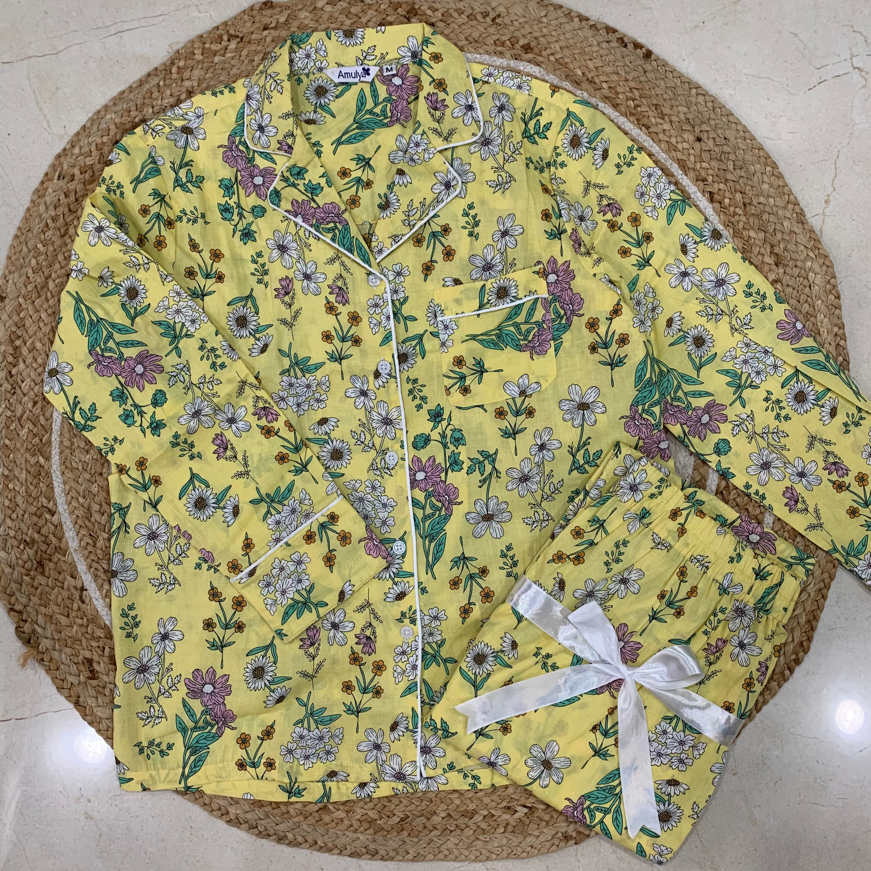 Floral Print Nightsuit for Women