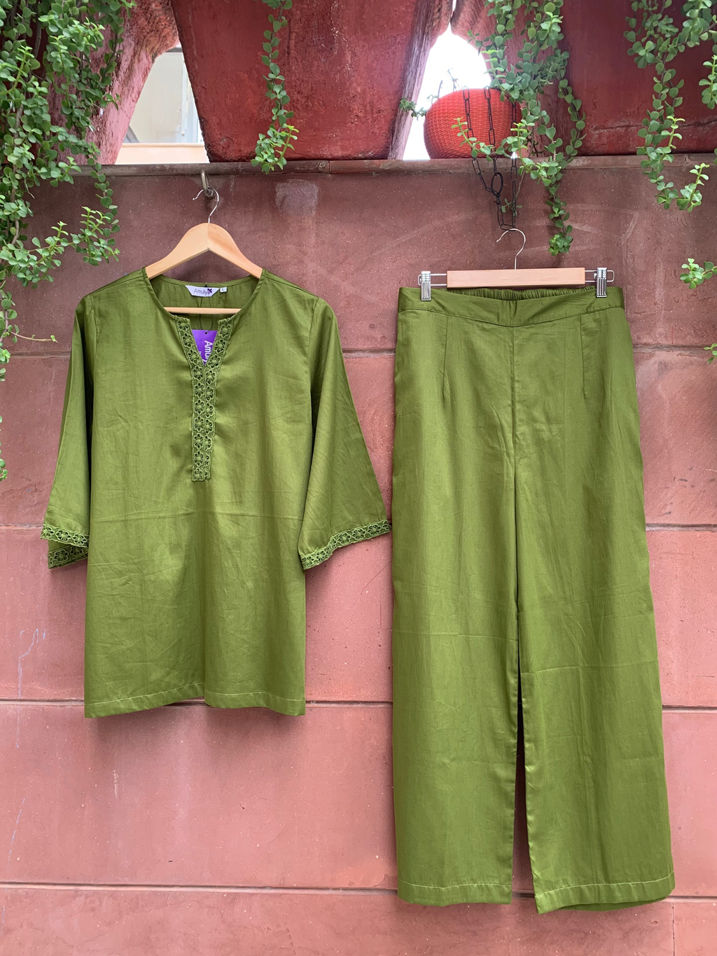 Olive Green Co-Ord Set