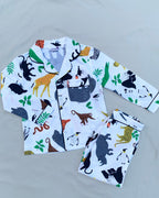 Wildlife Print Nightsuit for Kids