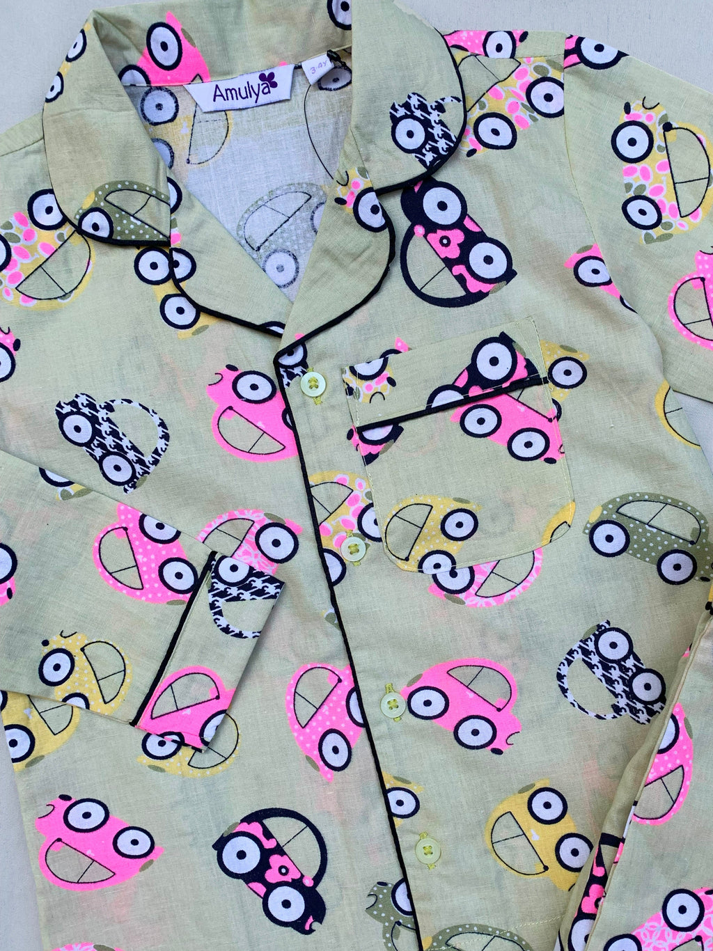 Cars Print Night suit for Kids