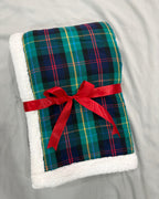 Green plaid Flannel Furry