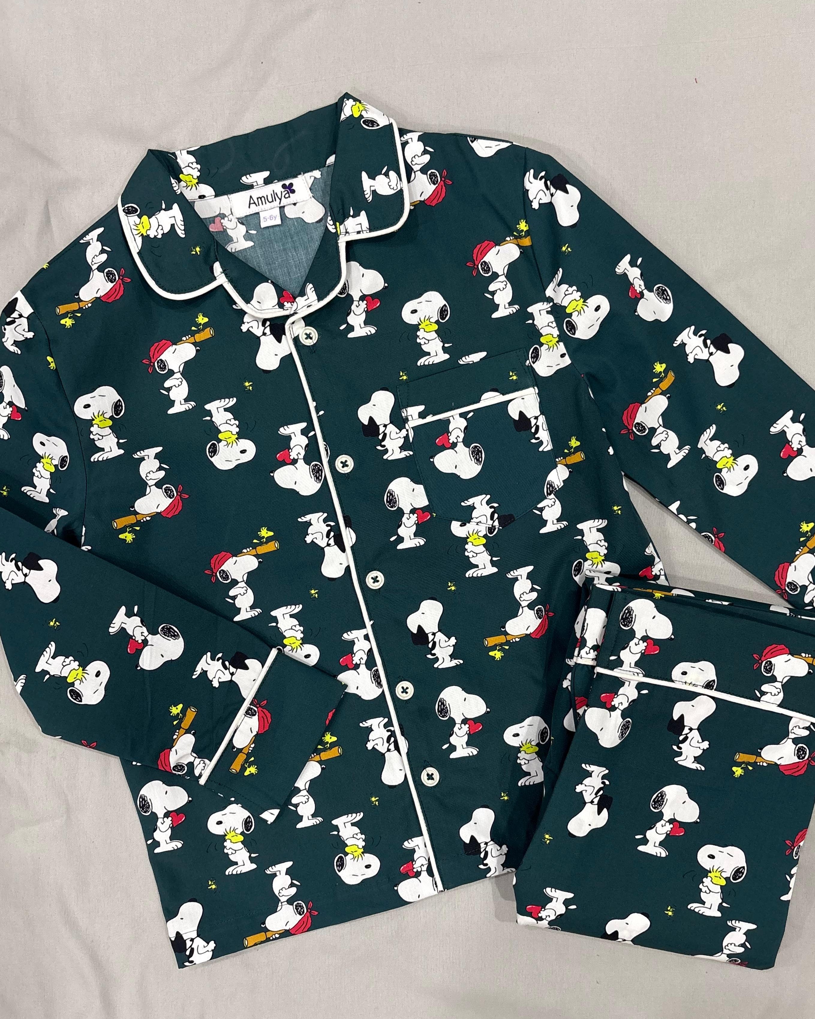 Snoopy printed Nightsuit for Kids
