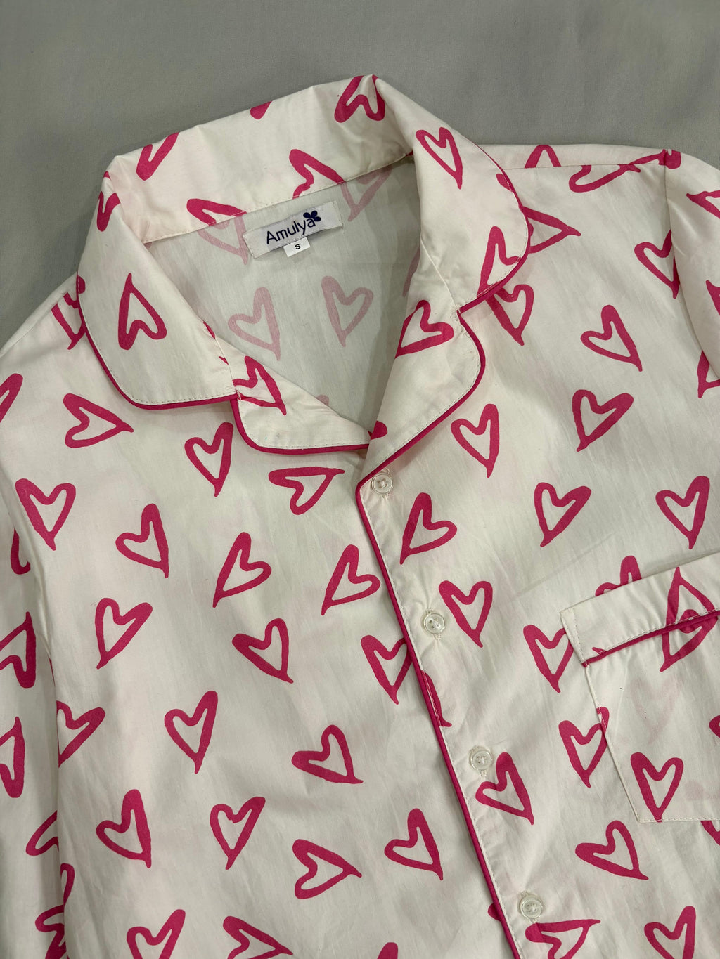 Hear Print Nightsuit for Women