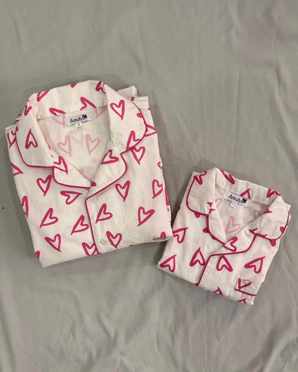 Hear Print Nightsuit for Women