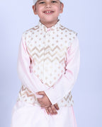 Chanderi waistcoat & Kurta pajama Set for boys