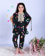 Embroidered kaftan Set for girls