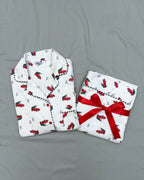Christmas Cars Flannel PJ set for Women