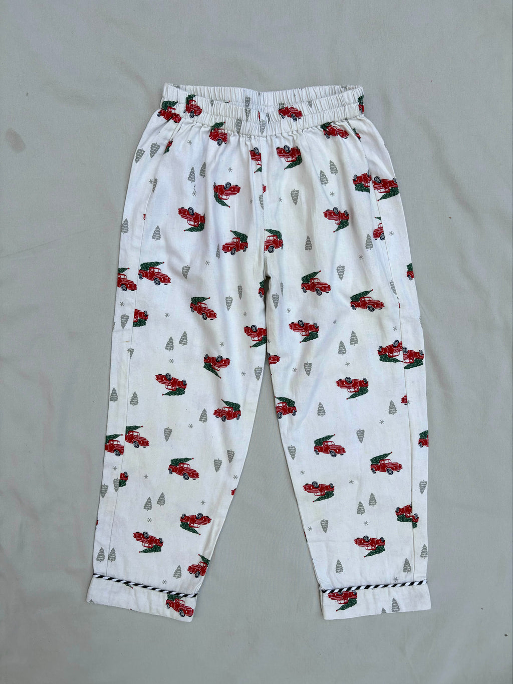 Cristmas cars printed Flannel Nightwear for kids