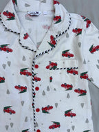 Cristmas cars printed Flannel Nightwear for kids
