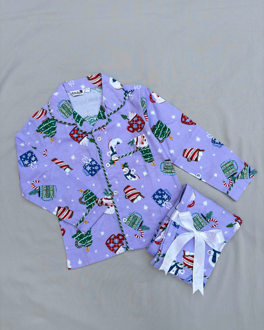 Winter Theme Flannel Nightwear for kids