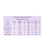 Sequin work Angrakha Kurta & dhoti Set in Tissue