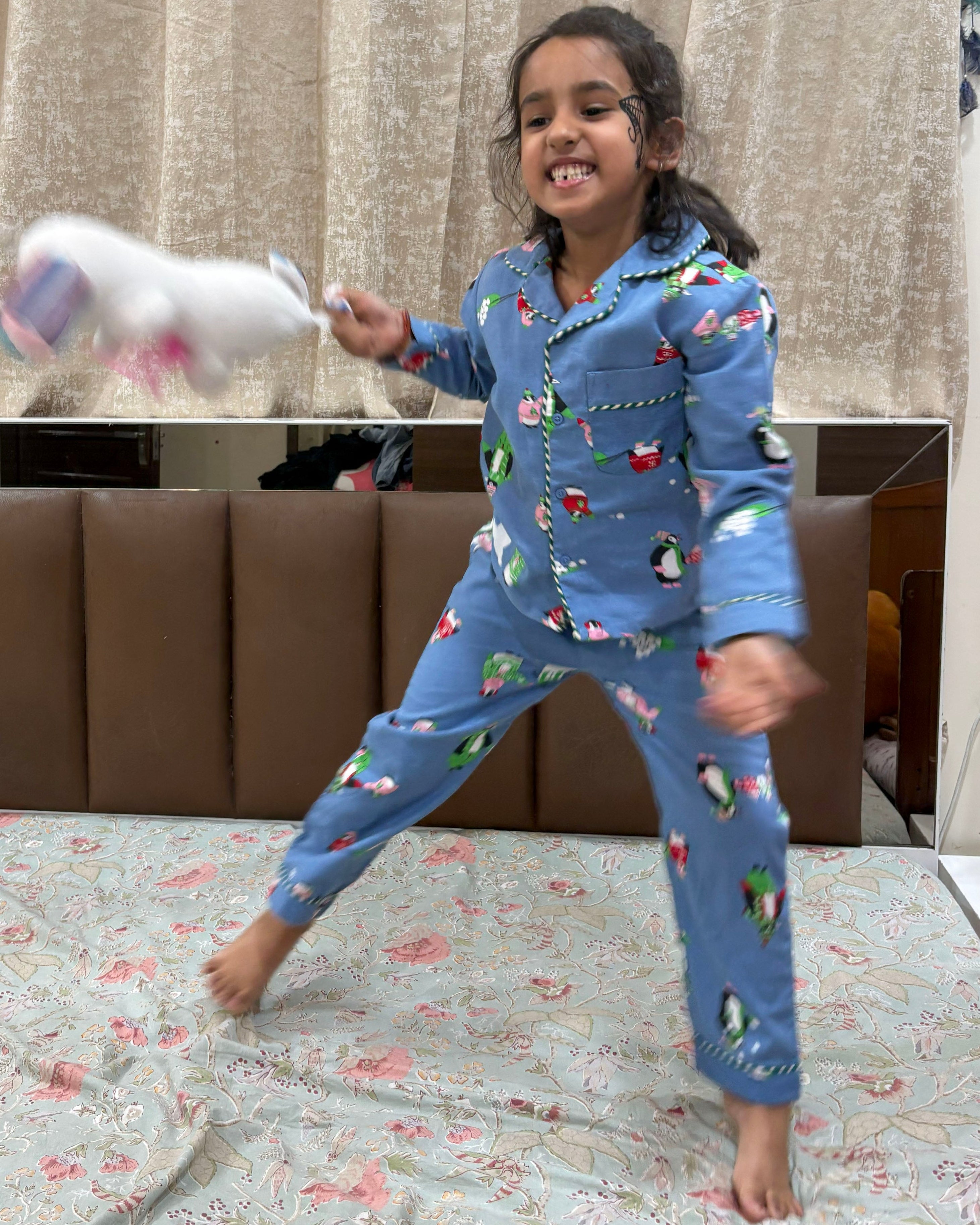 Penguin Flannel Nightwear for kids