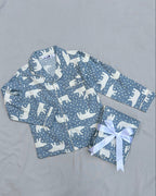 Polar bear Print Flannel Nightwear for kids