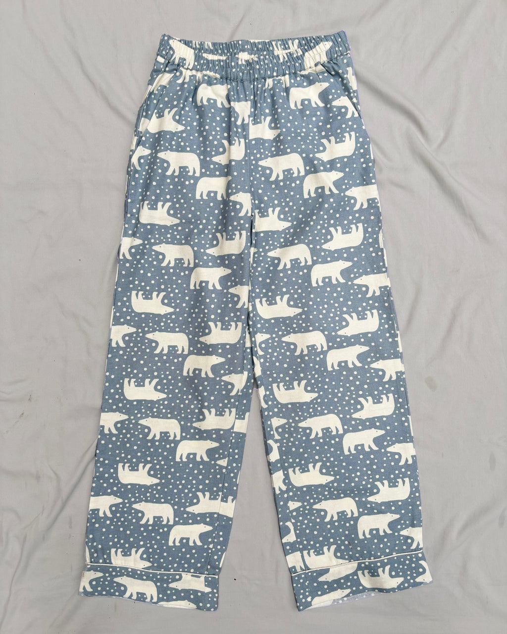 Plumpy Polar bear Flannel PJ set for Women