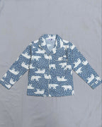 Polar bear Print Flannel Nightwear for kids