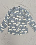 Plumpy Polar bear Flannel PJ set for Women