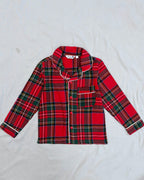 Red Checked Flannel Nightwear for kids